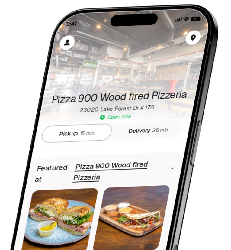Pizza 900 Wood fired Pizzeria app preview