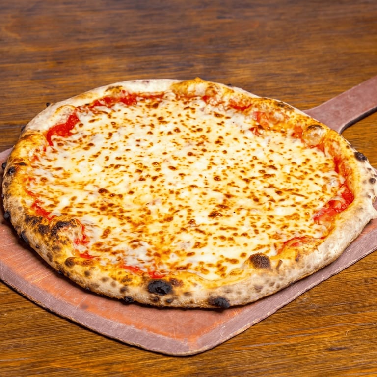 Savor our cheese pizza